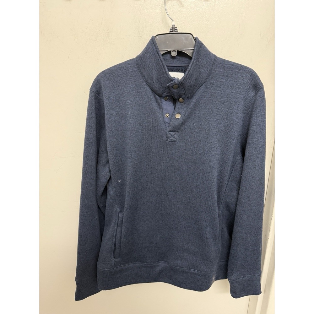 Sonoma Good for Life Men's Medium Blue Long Sleeve Pullover